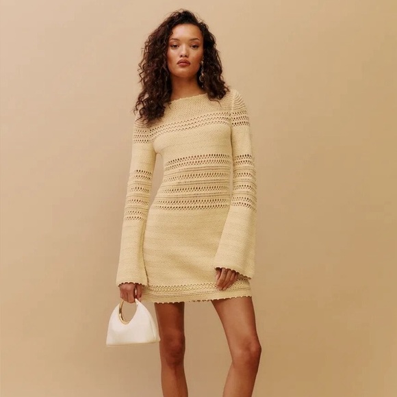 Reformation Dresses & Skirts - Reformation Inda Open Knit Cotton Dress